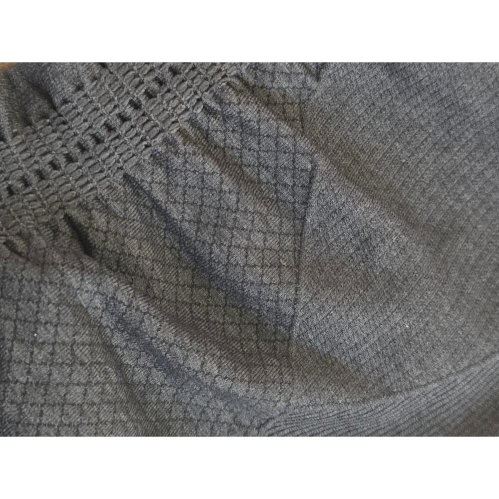 Lululemon In The Flow Crop II Heathered Black Seamless Crop Leggings Size 2 - Picture 5 of 9